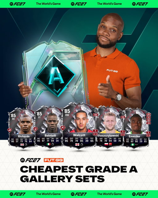 More Grade A sets to complete in FC 27! 💎 

This is how to unlock FUT Gallery tokens for just a tax loss:

🔸Buy the card on the market
🔸List them for the same price
🔸Go to the Gallery and insert the squad
🔸NO FIRST OWNER CARDS NEEDED

Comment JFT to make millions of coins in FC 27