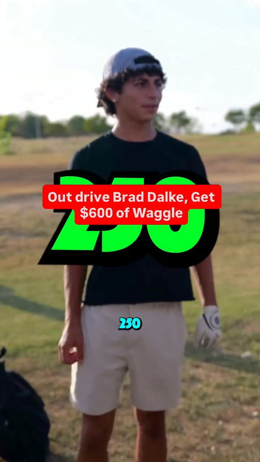 We gave this golfer the chance to out drive Brad Dalke’s PITCHING WEDGE. If he does, he is taking home a full outfit from the Brand new Waggle drop AND a new waggle golf bag! Remember to use our code “DD10” for your own waggle fit🫡

#golf #golfswing #golftips 
#wagglepartner