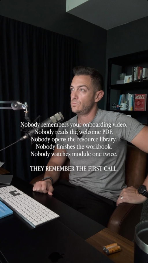 Your clients won’t remember every page of your welcome packet. They’ll remember how that first conversation felt.

Spend less time perfecting paperwork and more time making the first call genuinely valuable.