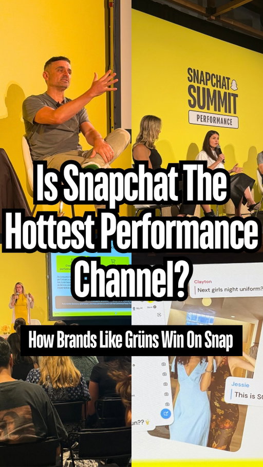 #SnapPartner Is @snapchat now the hottest marketing channel?

I went to Snapchat’s Performance Summit to see how brands are actually using the platform.

Because the hottest brands are crushing it by using Snap.

And the biggest takeaway was how many brands are using Snap to find completely new customers.

Comfrt said 79% of the customers they acquired through Snapchat were new, with 3x incremental ROAS. American Eagle is using Snap Map to drive retail lift , and Grüns is using the platform to reach customers they may not be finding elsewhere.

Even Gary Vee called Snapchat a secret weapon for his clients finding new customers.

Do you think Snapchat is underrated as a marketing channel?

#marketing #performancemarketing