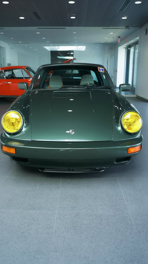 Back from @thebridge.hamptons 
The restoration challenge car is in our showroom.
#porscheenglewood #porsche911 #porschetarga