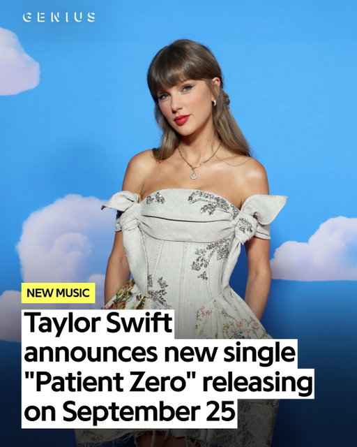 calling all swifties 🗣️ new music is out this week! 🎶🙌

@taylorswift has officially announced that she has a brand new single "patient zero" that will be releasing this friday, september 25. 👏

we will be listening, will you? 👀