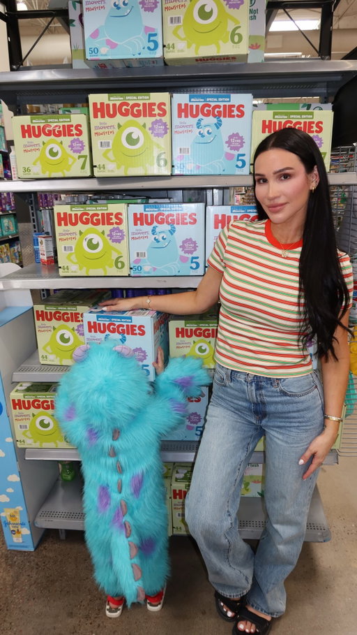 #Ad Took my Little Monsters to Walmart to stock up on the cutest Little Monsters Collection from @huggies #HuggiesPartner #huggieslittlemonster