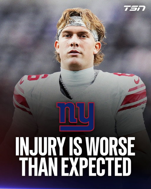 Giants QB Jaxson Dart could be facing season-ending surgery after further testing revealed the knee injury he suffered in last night’s game was more serious than expected, per Adam Schefter.