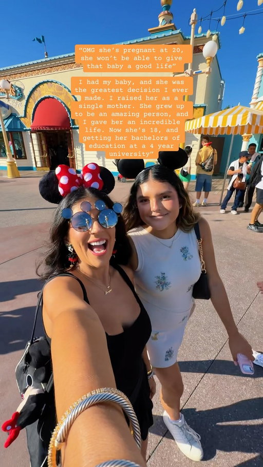 And that’s on MOTHERS!🙂‍↔️🙏🏽

Also, I can’t forget to give flowers to those that were crucial to my motherhood journey.

I met Ben when Mia was 6 years old and he willingly stepped in to help me raise her. Without his example, support, love, and guidance, I wouldn’t have been able to do it.

I also had my mother’s help since Mia was a baby. Nana was and always will be our rock, she helped to give Mia Kumon, gymnastics, dance, and so many other things that I would not have been able to afford. She was there for us in so many ways, even initially helping our move to Texas.

So, yes single mother for a little but then I had support and that is something I will never take for granted🙏🏽

Love you mommy and love you Ben, thank you for everything you do for all of us 😘🙏🏽

#socalmoms #disneymom #singlemoms #ittakesavilliage #latina