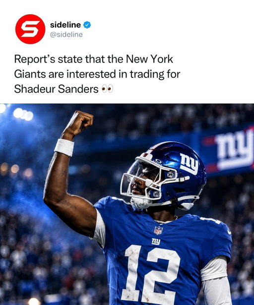Shedeur Sanders to the Giants ⁉️

The rumors are starting to heat up following Jaxson Dart’s knee injury, and it’s easy to see why. New York suddenly finds itself facing uncertainty at the most important position in football after Dart exited Monday night’s loss to the Rams with a suspected MCL injury. The Giants entered the season believing they had their franchise quarterback, but now the front office may be forced to explore every possible option. 

A move for Sanders would instantly become one of the biggest stories in the NFL. Whether it’s a trade, a short-term solution, or simply due diligence by the Giants, the speculation isn’t going away anytime soon. If Dart is forced to miss significant time, New York will have to decide whether to trust the quarterbacks already in the building or make an aggressive move to keep their season alive.