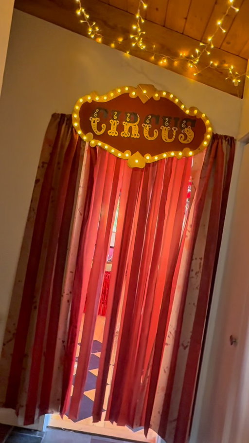 SNEAK PEEK: Who’s ready for this years Pennywise inspired Halloween party? Not gonna lie, so far it’s coming out better than I had anticipated 🤐🤫 worked on the sewer tunnel today and the entrance to the carnival. Wondering if we go red carpet up to the carnival entrance though? Any other ideas?

Supplies linked on my Amazon storefront or comment “Supplies” to have it sent to you