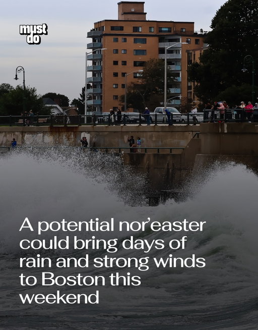 Boston’s first weekend of fall could be a stormy one.

CBS Boston is tracking a potential nor’easter that could bring rain, strong winds and coastal flooding to parts of Massachusetts beginning Saturday, September 26. Depending on the storm’s track, the effects could linger into early next week.

Coastal areas, including the North Shore, Cape Cod and the Islands, could see the strongest winds and roughest surf. Forecasters say several inches of rain are also possible in eastern Massachusetts, but totals remain uncertain.

Have outdoor plans? It’s worth making a backup plan rather than cancelling just yet. The storm’s exact path, timing and impacts could change as the forecast develops.

By the way, we have a weekly newsletter rounding up what’s worth doing and knowing about in Boston. One newsletter. Once a week. Link in bio.

Media via Shutterstock

#mustdoboston #bostonweather