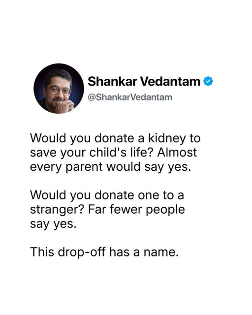 Almost every parent would give a kidney to save their child, but far fewer of us would give one to a stranger. I talk to a neuroscientist who studies the rare people who don't draw that line, and what the rest of us can learn from them about the limits of our own kindness.