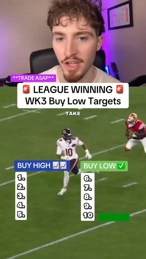 Make these moves to WIN fantasy football 📈