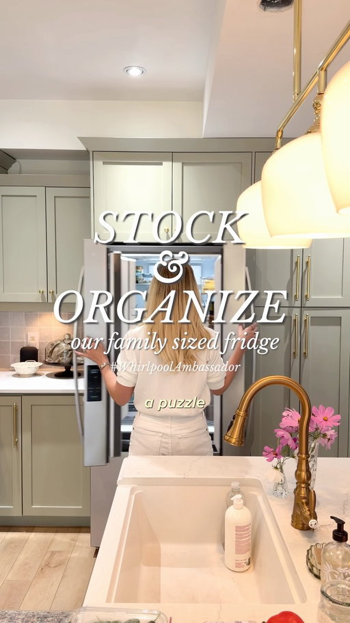 #ad The way I grocery shop completely changed when we got this fridge. Our Whirlpool® French Door fridge has a massive capacity and once you have that kind of space, you don't go back. I foresee a lot of grocery trips in our future because our son is hungry! 

The adjustable glass shelves move to fit whatever your week looks like. The in-door filtered water and ice maker means we're never without either. And the pizza pocket and ice cream tray are absolute favorites in our house. 

A fully stocked fridge has become one of my favourite Sunday resets ✨ 

@whirlpool_ca #WhirlpoolAmbassador #WhirlpoolCA #FridgeRestock #KitchenOrganization