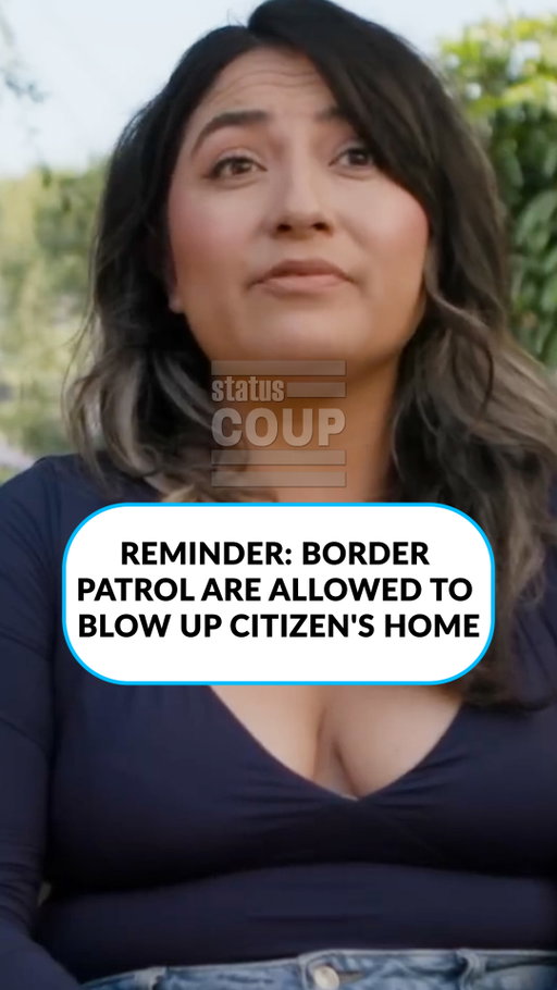 In June 2025, this U.S. family was surrounded by Border Patrol agents after accidentally hitting a patrol car. Once free and proven innocent in court, they had the front door of their home blown off its hinges in retaliation.

Border Patrol doesn't just target immigrants; it torments American citizens too. Status Coup's @sylentword9 breaks it all down.