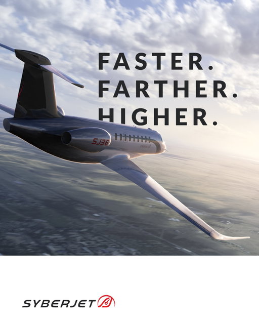 Faster. Farther. Higher. The SJ36 is redefining what a light jet can do, Mach 0.88 top speed, up to 3,000 nm range, and a 49,000 ft ceiling. This isn't an upgrade to the category. It's a new one.