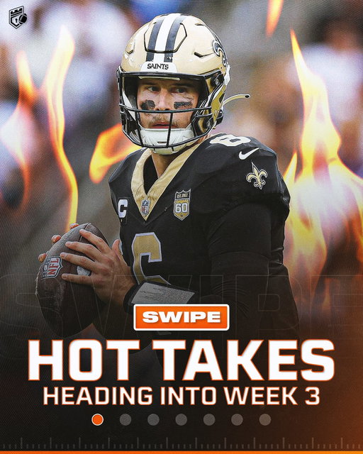 Hot Takes heading into Week 3! 🔥

Thoughts? 👀

Follow @domainfantasyfootball for more Fantasy Football content!

Parker Washington finishes the season as a Top-10 Wide Receiver…

George Kittle will finish the season as a Top 3 Tight End…

Marvin Harrison Jr. is droppable in Fantasy Football Leagues…

Tyler Shough will outscore Jalen Hurts this season…

Jalen Coker will outscored Tetairoa McMillan in Fantasy Football this season…

Rashee Rice finishes with less than 100 Targets this season…