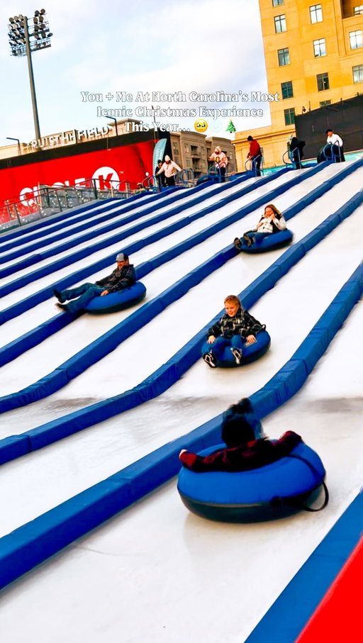 🥹❄️ We Gotta Go This Year!!!!🎄✨

Snow Tubing And Ice Skating At North Carolina’s Most Iconic Christmas Experience!!! 🛷⛸️🥹

🎟️✨ TICKETS ARE ON SALE NOW!!! ✨🎟️

Light the Knights is returning to Truist Field for its 7th year, and it’s going to be more magical than ever! 🎄❄️🏟️

Race down a massive 10 lane, 150 foot snow tubing hill 🛷❄️, skate beneath the Charlotte skyline on an NHL sized outdoor ice rink ⛸️✨, explore Christmas Tree Lane 🎄, wander through a sparkling Winter Wonderland ☃️, visit Santa’s Workshop 🎅🏼🎁, shop from local vendors 🛍️, enjoy delicious holiday treats 🍪☕️, and so much more!

📅 November 25 through January 3
📍 Truist Field, Charlotte, North Carolina

Send this to who you’re going with, and follow me @raleighwanderlust for more magical places to explore! 🎄❄️✨

#northcarolina #charlotte #raleighnc #christmas #snowtubing christmasbucketlist visitnc