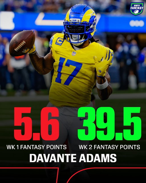 What a difference a week makes for these fantasy stars 😤