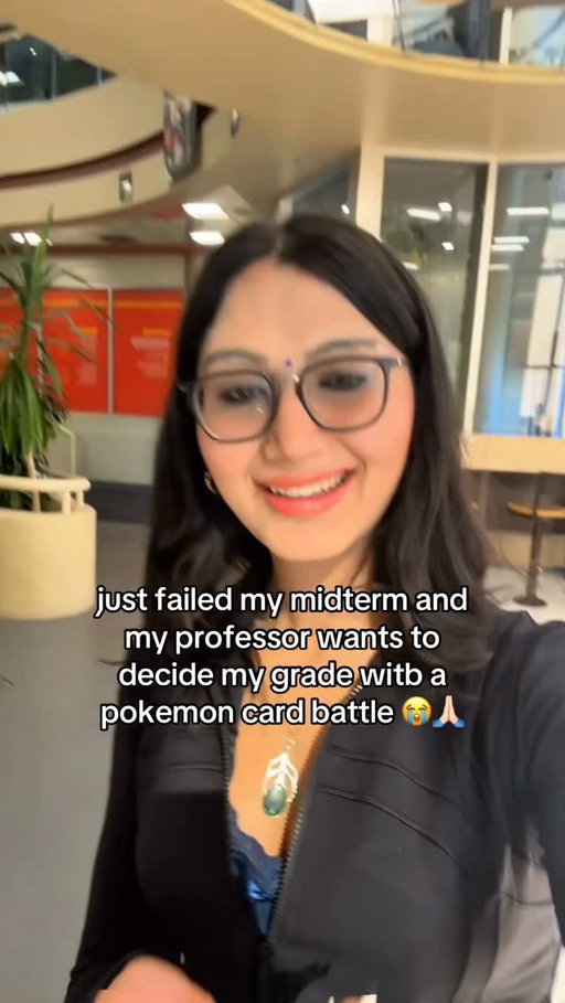 Would you battle your professor for a better grade—yes or no? 😭

just failed my midterm and my professor wants to decide my grade with a Pokémon card battle 😭🙏🏻 suddenly my most important deck isn’t the lecture slides

failed my midterm
professor pokemon card battle
pokemon battle for my grade
funny professor email
gen z professor
pokemon card challenge
college student humor
midterm exam fail
academic comeback
pokemon trading card game
battling my professor
university student life
professor decides my grade
pokemon cards at college
funny college moments
midterm grade plot twist
pokemon battle for an A
college exam stress
unexpected professor challenge
pov failed my midterm
gen z college humor

#Pokemon #CollegeHumor #GenZ #Midterms #StudentLife