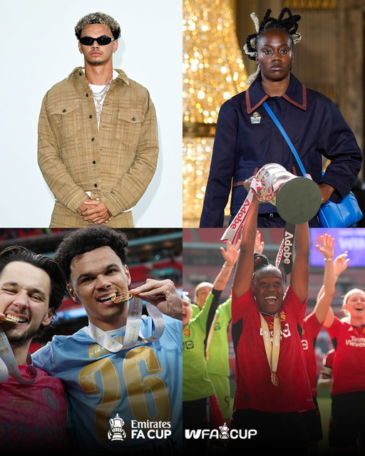 Two FA Cup winners at London Fashion Week 😎

Nico O’Reilly ready for front row at the Burberry Spring 2027 show and Melvine Malard making her runway debut walking for Labrum 🤝