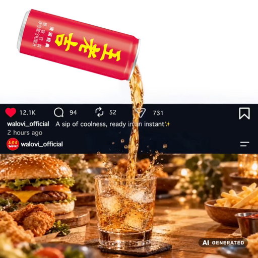 POV: you just found your sign to grab a WALOVI. 👀
One pour, and the good times just got cooler. 🍔🍗🧊Cold, refreshing, and ready when you are.That’s a WALOVI kind of moment. 
#Walovi #Wanglaoji #Coolingtea #FYP #refreshing