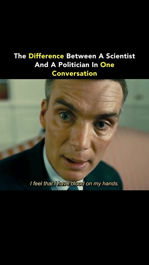 One man was haunted by what they had done. The other believed it had to be done. ⚛️⚖️

In Oppenheimer, J. Robert Oppenheimer sits across from President Harry Truman months after Hiroshima and Nagasaki and tells him he feels he has “blood on my hands.”

The exchange was rooted in a real White House meeting on October 25, 1945. Oppenheimer was deeply troubled by the consequences of the weapon he had helped create. Truman saw responsibility differently: the scientists built the bomb, but he was the president who made the decision to use it.

Oppenheimer wrestled openly with the human consequences and later pushed for international controls on atomic weapons. Truman bristled at what he saw as Oppenheimer’s hand-wringing, later arguing that the greater burden of responsibility rested with him.

Two men. The same bomb. Two profoundly different ways of carrying what happened.

History isn’t only shaped by the decisions people make. Sometimes it’s revealed by how they live with those decisions afterward. 🧠💭

Follow ➡️ @Wealth 🌟 for the moments in history, power and human behavior worth understanding.

#Wealth #Oppenheimer #History #Leadership #Science
