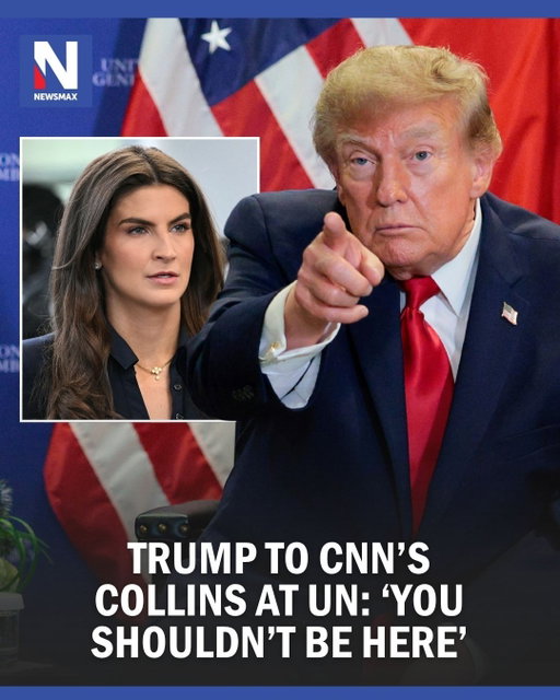 President Trump told CNN anchor Kaitlan Collins that she should not be covering him as he encountered a group of reporters on his way to address the United Nations General Assembly.⁣
⁣
Link in bio.