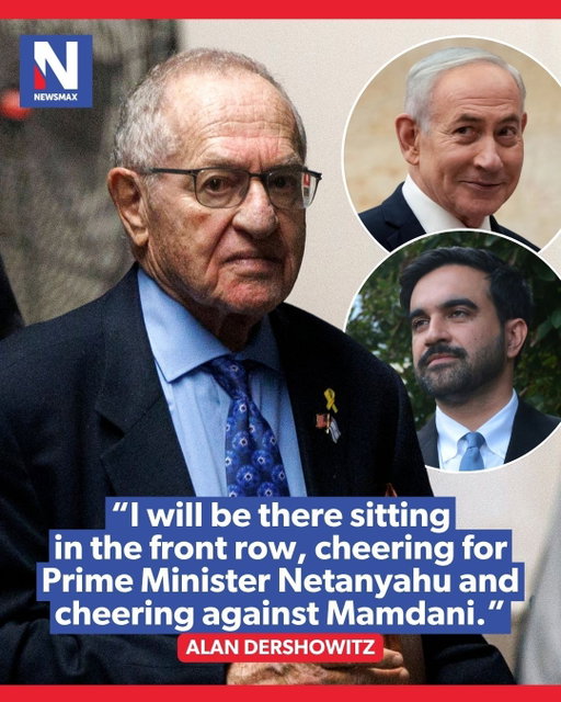 DERSHOWITZ BACKS NETANYAHU: Alan Dershowitz told NEWSMAX that he hopes Israeli Prime Minister Benjamin Netanyahu uses his upcoming speech before the U.N. General Assembly to push back against New York Mayor Zohran Mamdani.⁣
⁣
Link in bio.