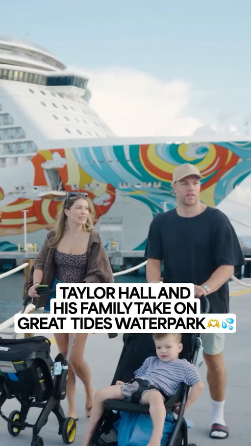 Taylor Hall (@hallsy09) and his family spent the day at Great Stirrup Cay! 😁⁣
⁣
In partnership with @norwegiancruiseline.