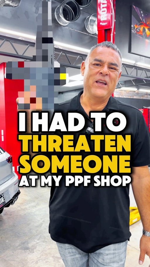I had to threaten someone with my G**
