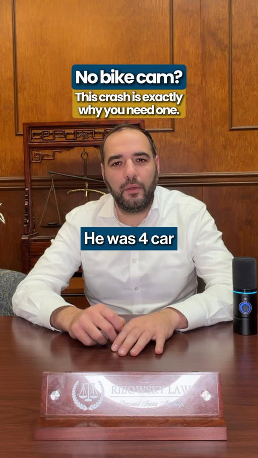 A motorcycle crash involving a law enforcement vehicle with no witnesses and no footage is a case that rarely gets pursued successfully. This one was different because the rider had a camera.

The footage documented vehicle distance, the sequence of events, and directly contradicted the officer’s account of what happened. In a civil personal injury claim against a government employee or agency in New York, that documentation is not just helpful. It is often the difference between a viable case and no case at all.

Mark Ribowsky of Ribowsky Law makes the same recommendation to every rider: a camera does not just record the road. It records the truth when someone else’s account contradicts it.

Ribowsky Law handles motorcycle accidents, car accidents, slip and falls, workplace injuries, premises liability, and personal injury cases across all 5 boroughs of New York City.

Free consultation: (718) 659-5333.