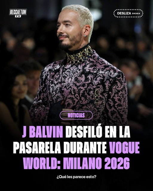 #JBalvin volvió a demostrar que la moda también es parte de su territorio.

El artista colombiano fue una de las figuras que desfiló en Vogue World: Milano 2026, presentado en la icónica Galleria Vittorio Emanuele II de Milán. 

Música, estilo y cultura se encontraron en una de las noches más importantes de la moda internacional. 🔥🇨🇴