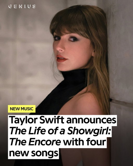 four more taylor swift songs are on the way 👀✨

@taylorswift unveils ‘the life of a showgirl: the encore’ deluxe edition, adding four new songs to the project:

▪️ “patient zero”
▪️ “cleveland!”
▪️ “pink clouding”
▪️ “babylon”

the extended edition arrives this friday, september 25. 🎶