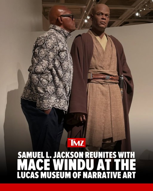 ⭐🪖 The Force was strong as Samuel L. Jackson reunited with his beloved Star Wars character, Mace Windu, at the Lucas Museum of Narrative Art, in a recent post shared to his Instagram. 

🎥: Instagram/ @samuelljackson