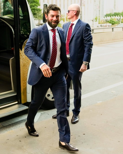 The U.S. team suited in custom Peter Millar ahead of this year’s Presidents Cup.