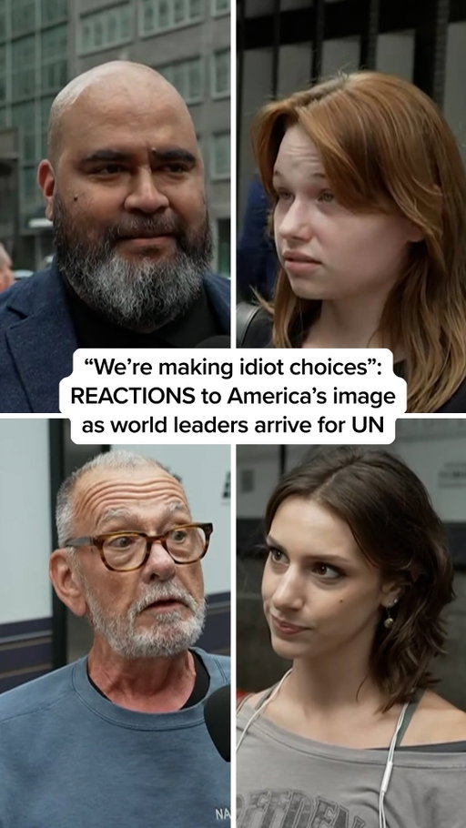 World leaders are gathered in New York City for the UN General Assembly, putting a spotlight on the reputation of the U.S. amid criticism of the Trump administration’s foreign policy. MS NOW’s @bytabet spoke with folks outside of the forum about how they think the U.S. is perceived by other nations.

#un 
#reaction 
#trump