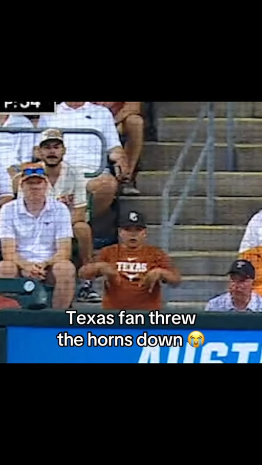 does bro know he’s a texas fan?😭😭😭 

#sec #ut #cfb