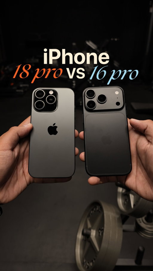 iPhone 18 pro vs iPhone 16 pro. Full breakdown 👇

STANDARD MODE
I shot this without adjusting anything. I didn’t bring down the exposure or anything. As this is how a lot of people will be using the camera. The only thing I did is I locked the focus. The iPhone 18 pro did an amazing job holding the focus while the iPhone 16pro did not. 

.5x 
I adjusted the exposure on this shot to -1.0 which is ideal to bring down the exposure as for some reason iPhones really like to over brighten a shot. 

BLACK MAGIC APP
I used the exact same settings except when all the way down to an aperture of f/1.48 as this is now available on the iPhone 18 pro. I used the baked in rec 709 neutral lut on the app. The iPhone 18pro looks very good and natural while the 16pro gave it a bit of a green tone. 

FRONT CAMERA 
This is where the biggest difference is at. The iPhone 18pro now has a 18mp front camera while the 16pro only has a 12mp camera. The difference especially in camera mode is crazy how good the front camera is now. 

FINAL VERDICT
The new iPhone 18pro has fixed the white balance issues that the camera had. As you can see the iPhone 16pro always keeps all shots in a warmer tone while the 18pro keeps it neutral. I never to touched the white balance on the iPhone 18pro it was on automatic the whole time. The main camera has a difference while the .5x camera still looks to be the exact same quality. The front camera itself is worth upgrading as now the footage is actually usable in low light settings. The last shot is where you can get the absolute best out of the camera. Shoot in apple log 2 and color grade it in post. In my opinion if you are coming from an iPhone 16pro and under it’s worth the upgrade 🔥
#iphone18 #videography #filmmaking #cinematic #gymbro