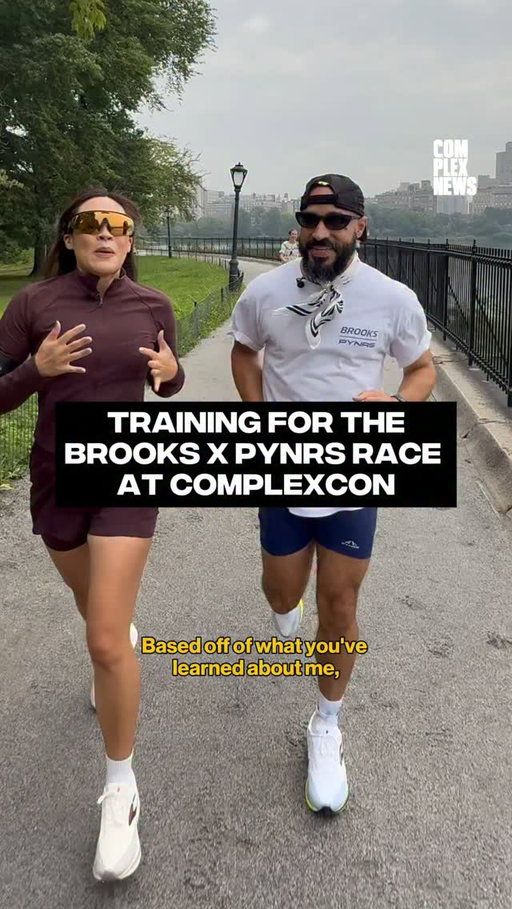 Training for Spin the Block at ComplexCon starts now. 🏃‍♀️
@kylieericamar hits Central Park with PYNRS founder @sidbap to talk community, connection, and the culture behind bringing Spin the Block to ComplexCon—all while putting in some miles in the Brooks Ghost Amp.

Powered by @brooksrunning