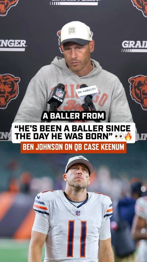 Ben Johnson is CONFIDENT in QB Case Keenum🔥