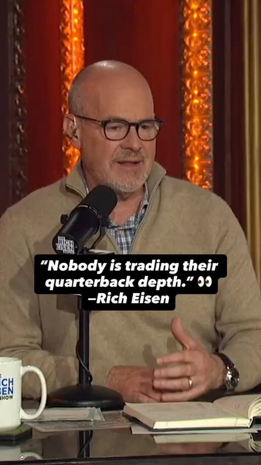 Rich Eisen speaks on the Giants' QB room after Jaxson Dart’s injury 🏈