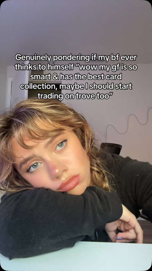 I wonder if this ever crosses his mind 🤨 #cardtrading #cardcollecting #relatable #bf #gf