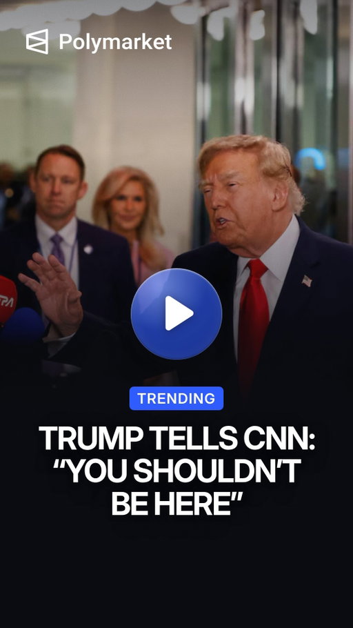 President Donald Trump clashed with CNN’s Kaitlan Collins at the United Nations after she asked when the war with Iran would end. 

Trump interrupted the question to say he was surprised CNN was covering him and told Collins, “You should not be here covering me.” Collins replied, “The United Nations allowed us in, sir,” before repeating her question about the war.

Trump did not directly answer when the war would end, instead saying the U.S. was “making a lot of progress” before walking away as Collins continued questioning him. 

The exchange came days after Trump barred CNN, MS NOW and POLITICO from White House grounds, restrictions that do not control access to UN events, where journalists are credentialed separately by the United Nations.

Traders predict a 79% chance CNN Politico or MS NOW will be unbanned from the White House before October.