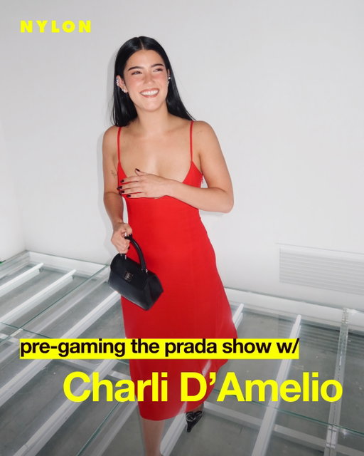 Ten sleeves of Nespresso pods, multiple pizzas, and one red-hot dress. Swipe to see @charlidamelio take on her TENTH @prada show at Milan Fashion Week. 

See the full photo diary at the link in bio.

Styling: @carleesue
Photos: @lexxxa7 
Hair: @mashyourhair
Makeup: @livmadorma