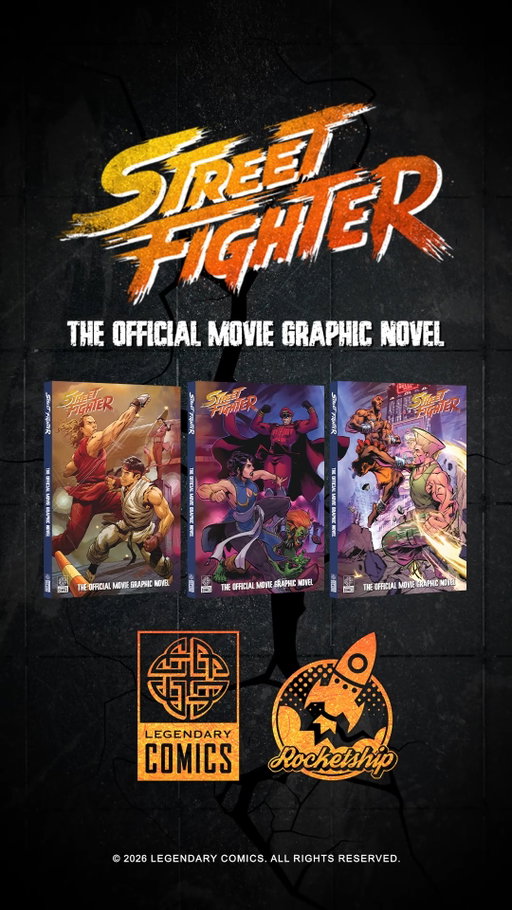 The Kickstarter campaign for #StreetFighter: The Official Movie Graphic Novel is live! This graphic novel includes five new stories starring fan favorite characters from the new movie, all wrapped up in one exclusive display stand.

Back the project now at the link in bio! 

https://bit.ly/StreetFighterOGN 

@legendary @streetfightermovie @capcomusa