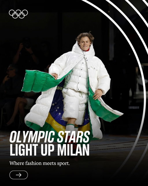 Lighting up the runway. ✨

Olympians turned up with their best fits at last night’s Vogue World: Milano 2026. 💫

#Olympics