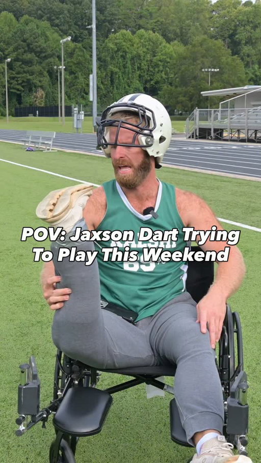 Man Jaxson Dart was BALLING too. Hoping he gets recovered and back out there asap.

#cookem