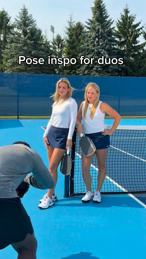 Save this as inspo for your next doubles photoshoot 🤭