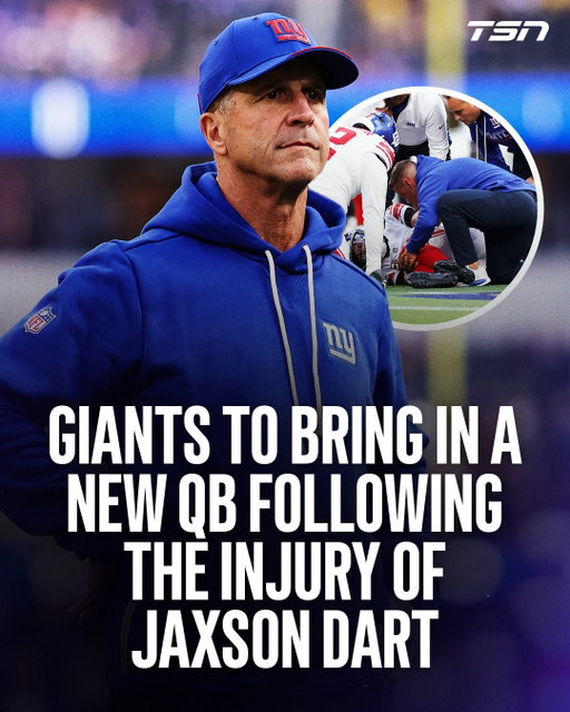 Giants HC John Harbaugh confirms that the team plans to bring in a new quarterback following the injury of Jaxson Dart.

(🎥 X/SNYGiants)