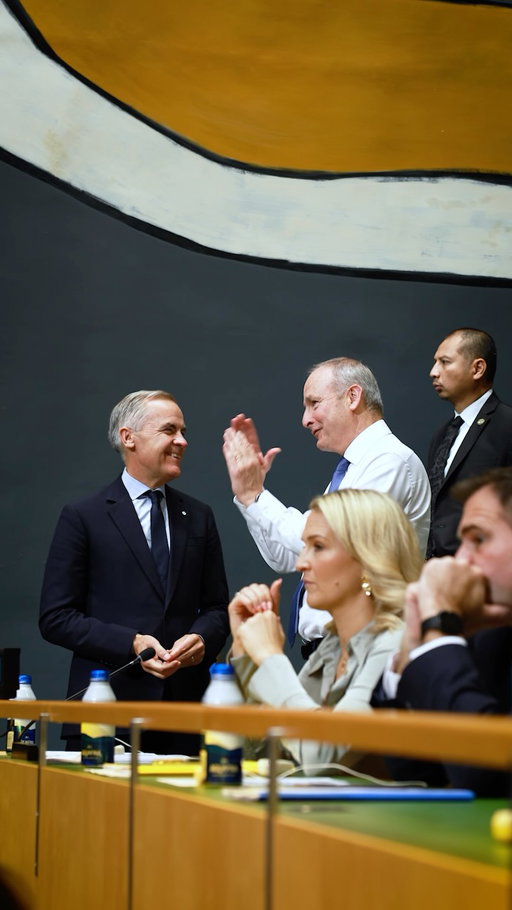 At the 81st Session of the United Nations General Assembly, Canada led with our values. To build greater security, stability, and prosperity for ourselves and our Allies.

—

À la 81e session de l’Assemblée générale des Nations Unies, le Canada a montré l’exemple en faisant valoir ses valeurs. Notre but : renforcer la sécurité, la stabilité et la prospérité pour nous-mêmes et pour nos alliés.