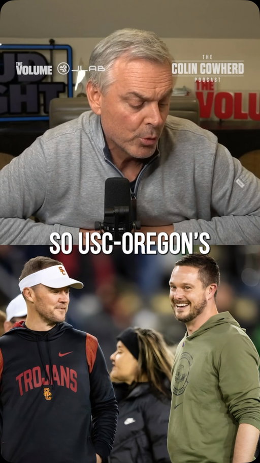 “I’ve never convinced myself that Lincoln Riley can not. I do acknowledge he has not.”

@colincowherd & @joshpatecfb on the coaches of USC & Oregon #sports #football