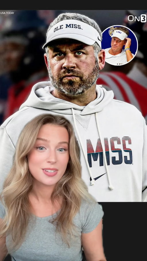 Two VERY different reactions to the Rebels’ statement win over LSU… 👀 @on3cfb #LSU #OleMiss #LaneKiffin #CFB #CollegeFootball